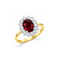 Vivid Red Ruby and Diamond Ring (3.27ct) - Appleby Jewellers Dublin