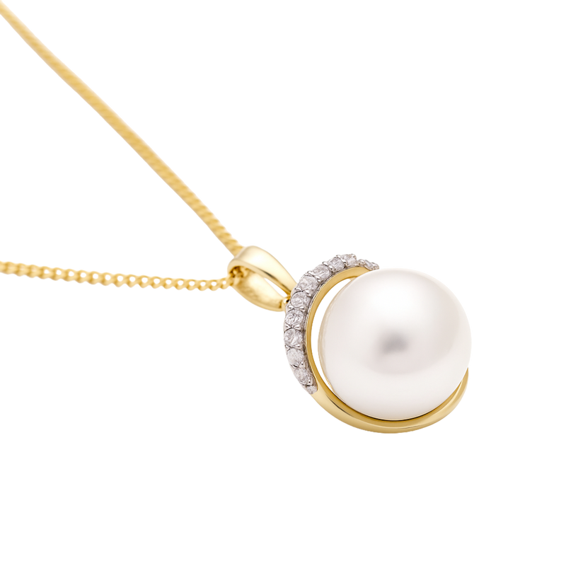 Halo Pearl Pendant