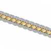 18ct Yellow and White Gold Diamond Bracelet