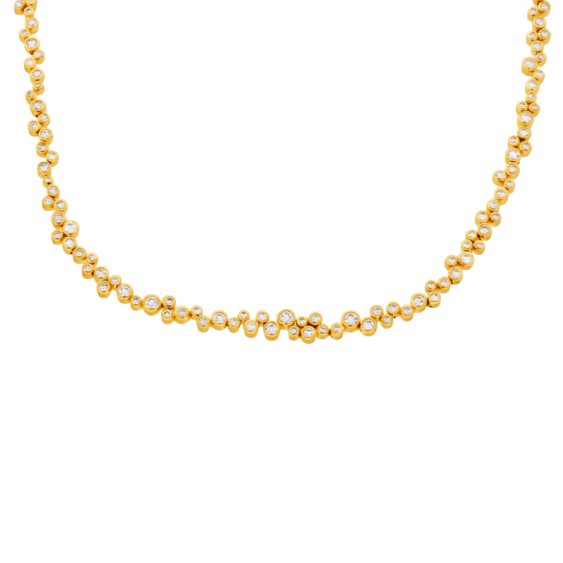 Waterlily Diamond Collar — 18ct Yellow Gold, 2.81ct