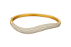 The Wave Diamond Bangle
