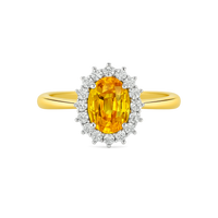Yellow Sapphire Kate Ring - Appleby Jewellers Dublin