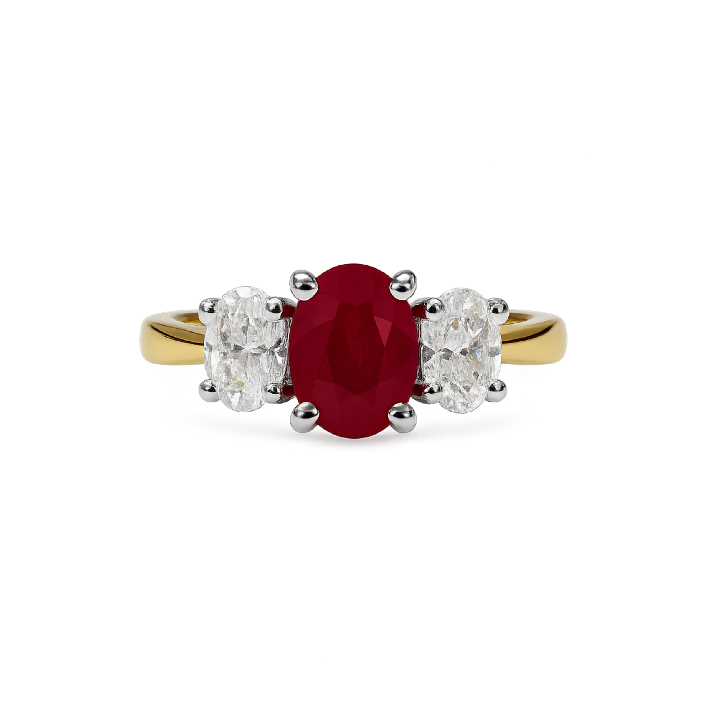 The "Tulip" with Ruby and Diamond - Appleby Jewellers Dublin