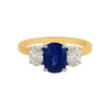 The "Ascot" with Sapphire and Diamond