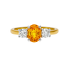 Tangerine Sapphire Ring