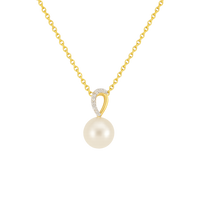 Pearl and Diamond Teardrop - Appleby Jewellers Dublin