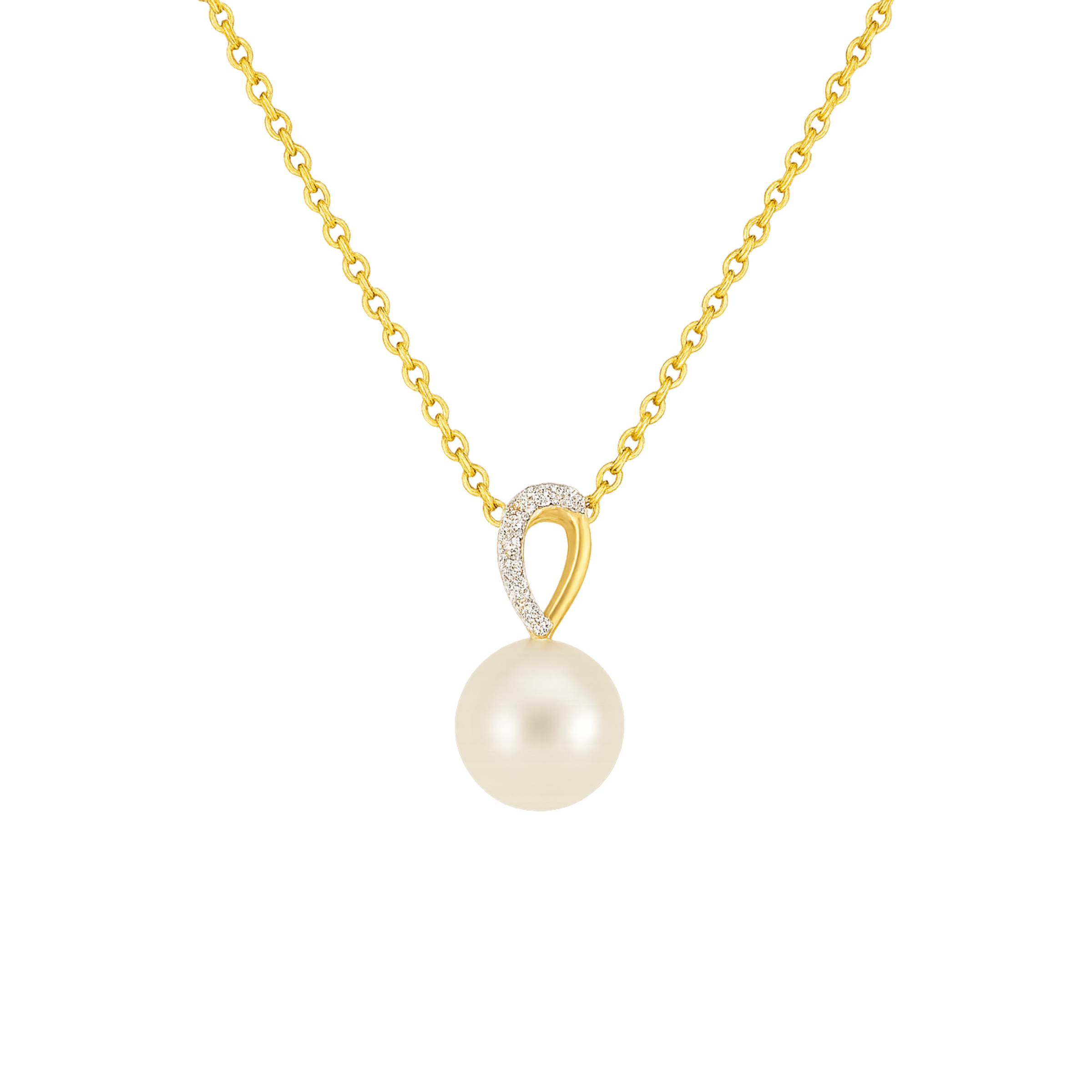 Pearl and Diamond Teardrop - Appleby Jewellers Dublin