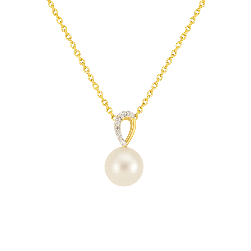 Pearl and Diamond Teardrop - Appleby Jewellers Dublin