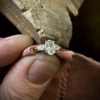 The "Tranquility" Oval with Pear Sides