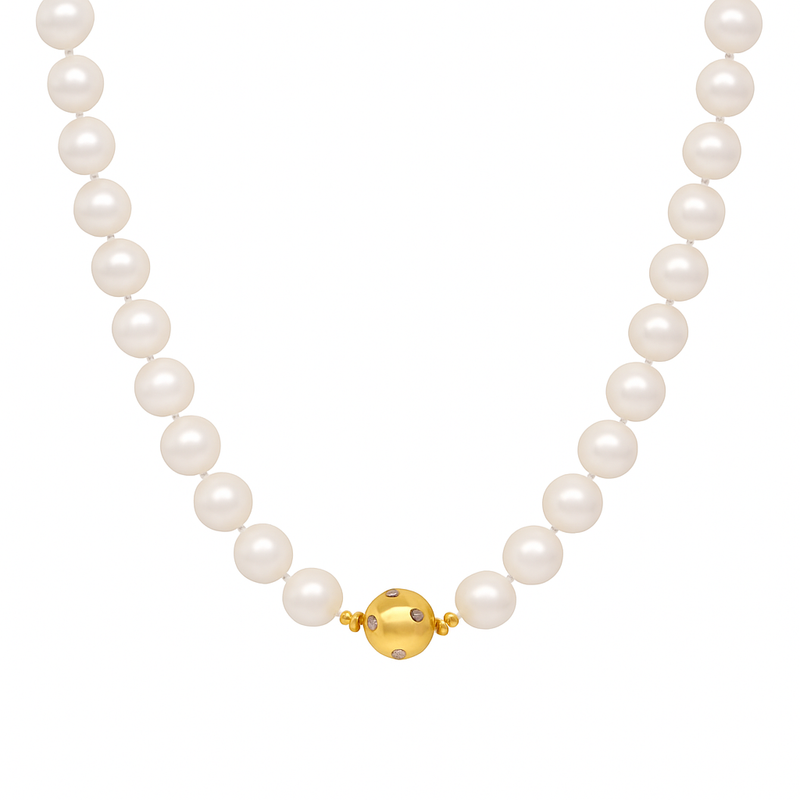 Serenade Akoya Pearl and Diamond Necklace - Appleby Jewellers Dublin