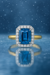 Art Deco Aquamarine
