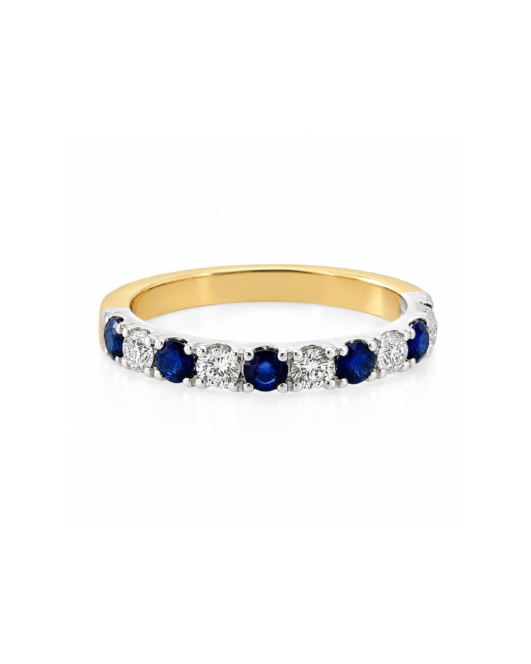 Sapphire and Diamond Eternity Ring (11 stone)