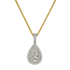 Pear-Cut Diamond Pendant Necklace - Appleby Jewellers Dublin