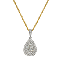 Pear-Cut Diamond Pendant Necklace - Appleby Jewellers Dublin