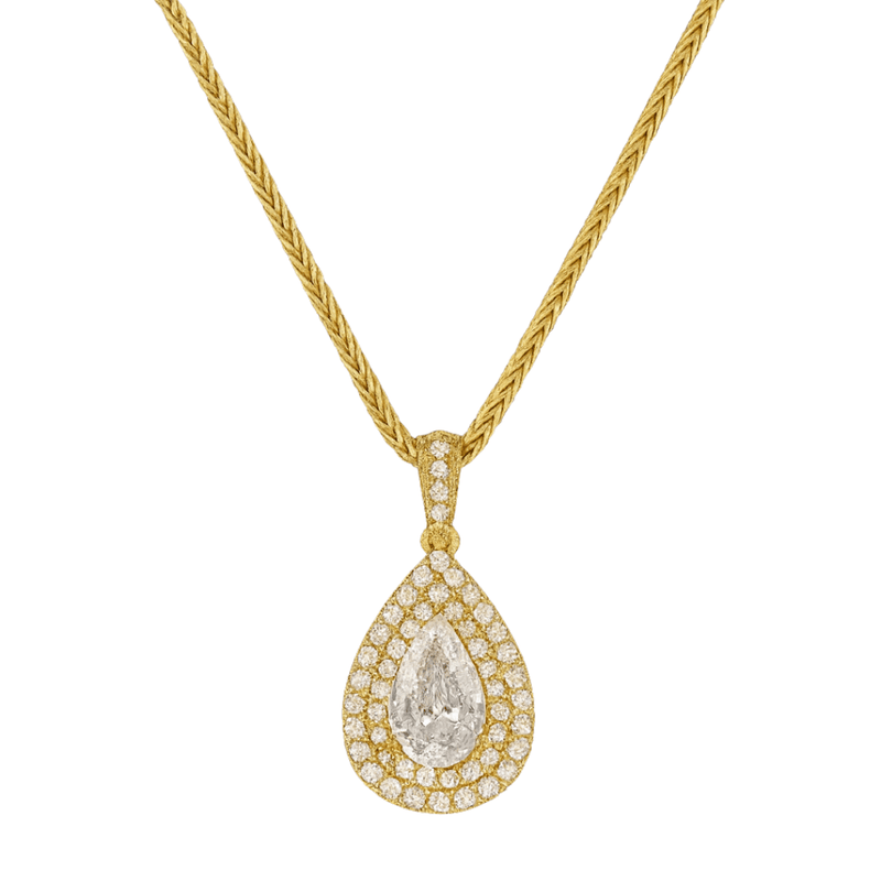 Pear-Cut Diamond Pendant - Appleby Jewellers Dublin