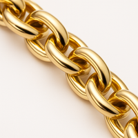 Gold Rope-Link Bracelet