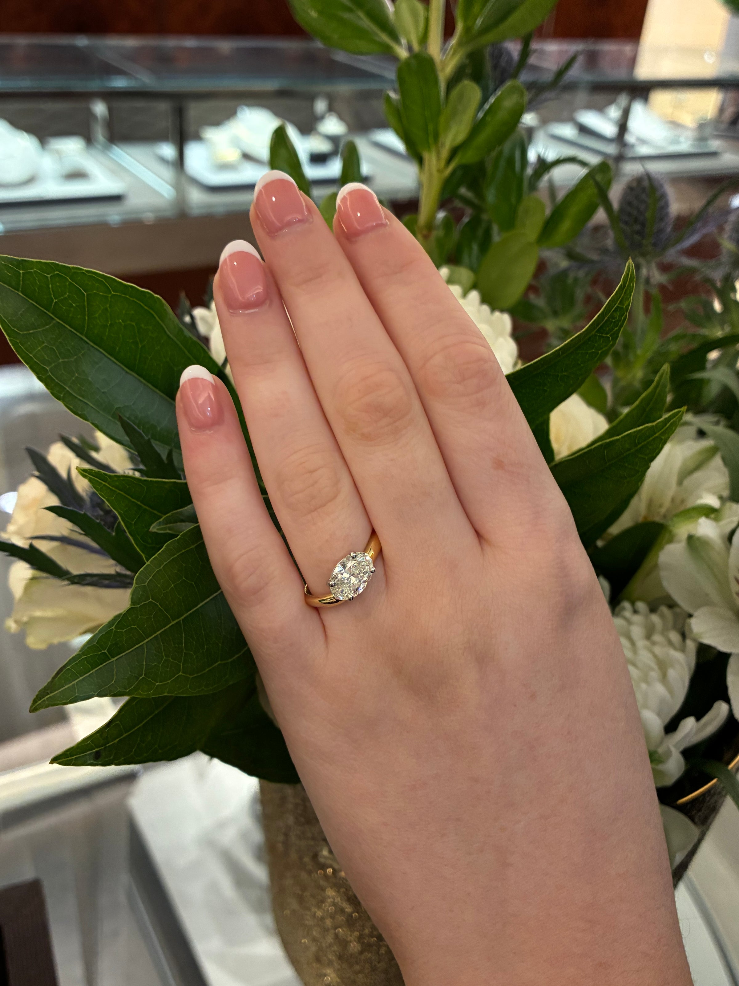 The Wave Oval Diamond Ring - Appleby Jewellers Dublin