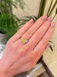 The Tranquility Yellow Diamond Ring