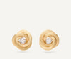 JAIPUR LINK Floral Studs With Diamond Centre