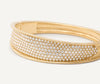 LUNARIA ALTA  18ct yellow gold bangle with diamonds - Appleby Jewellers Dublin