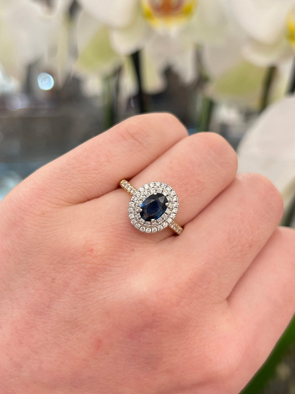 The "Grand Corinne" with Sapphire - Appleby Jewellers Dublin