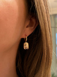 Cosmo Disc Earrings