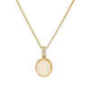 Opal and Diamond Bale Pendant