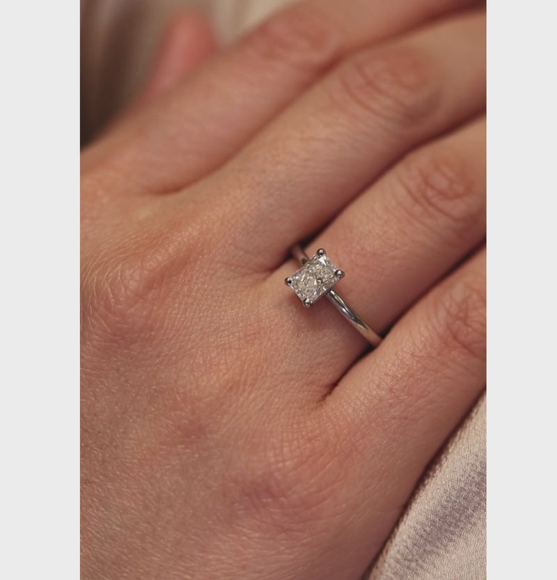 Courtship Radiant Engagement Ring