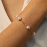 Pearl & Diamond Set Bracelet