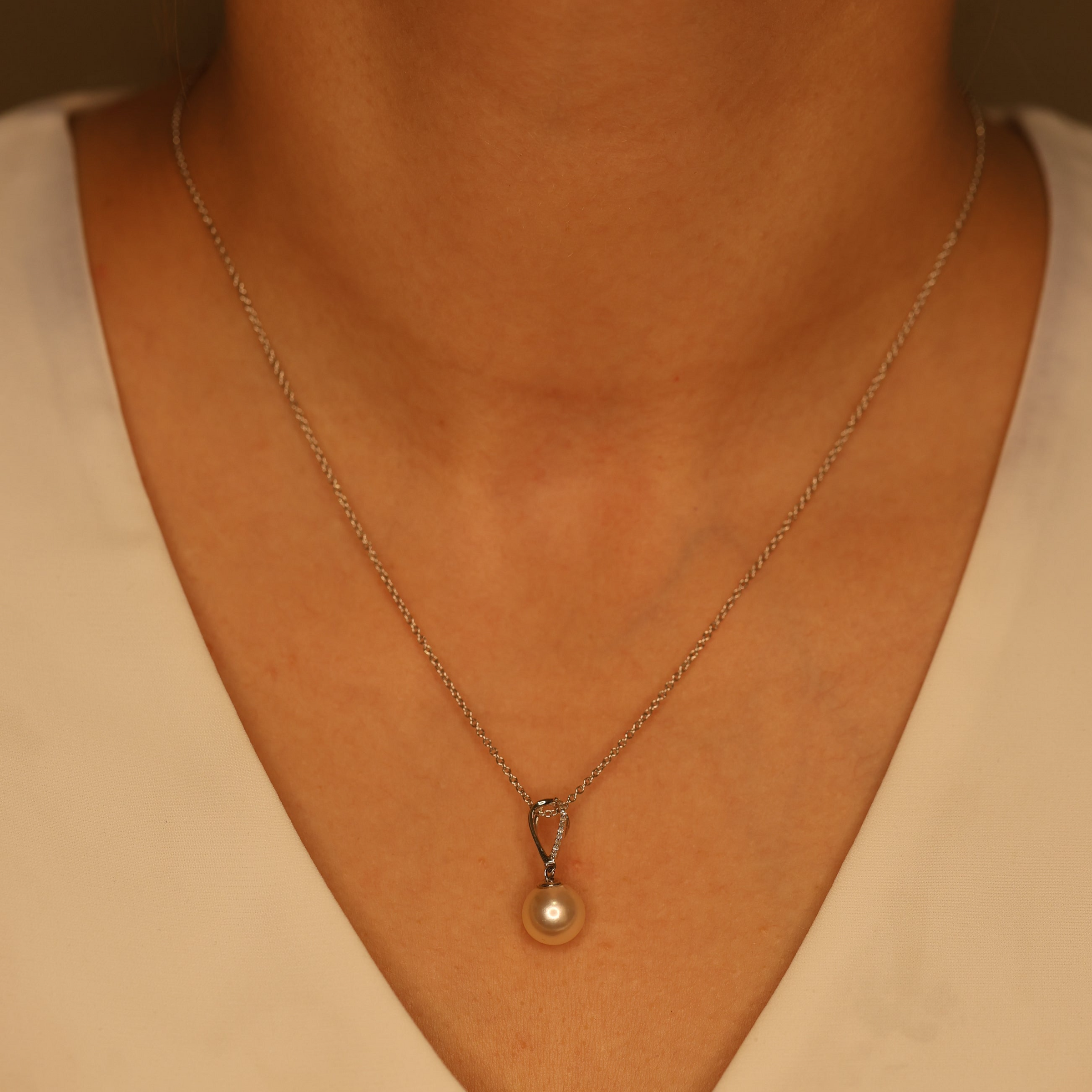 Pearl & Diamond Pendant