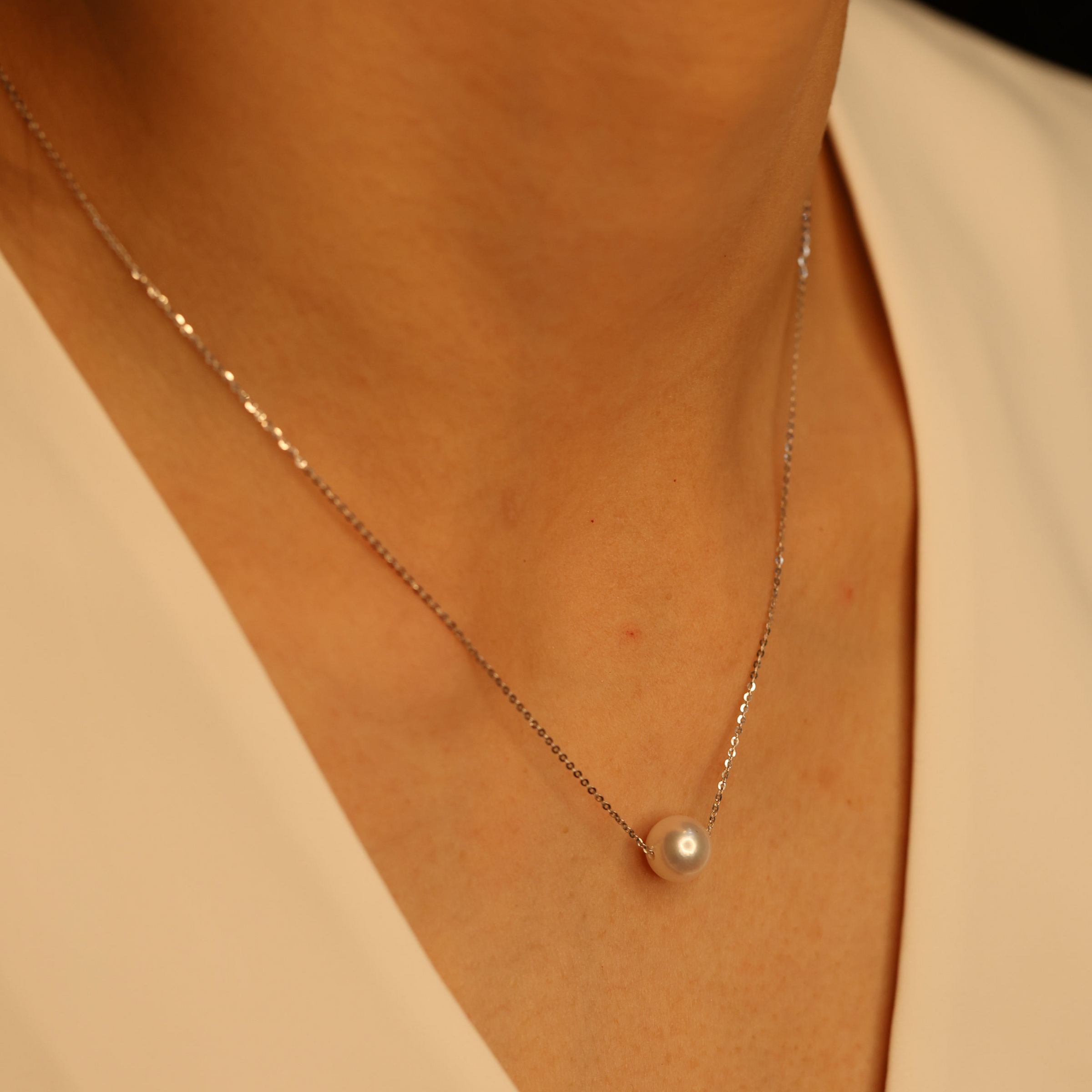 Floating Pearl Pendant