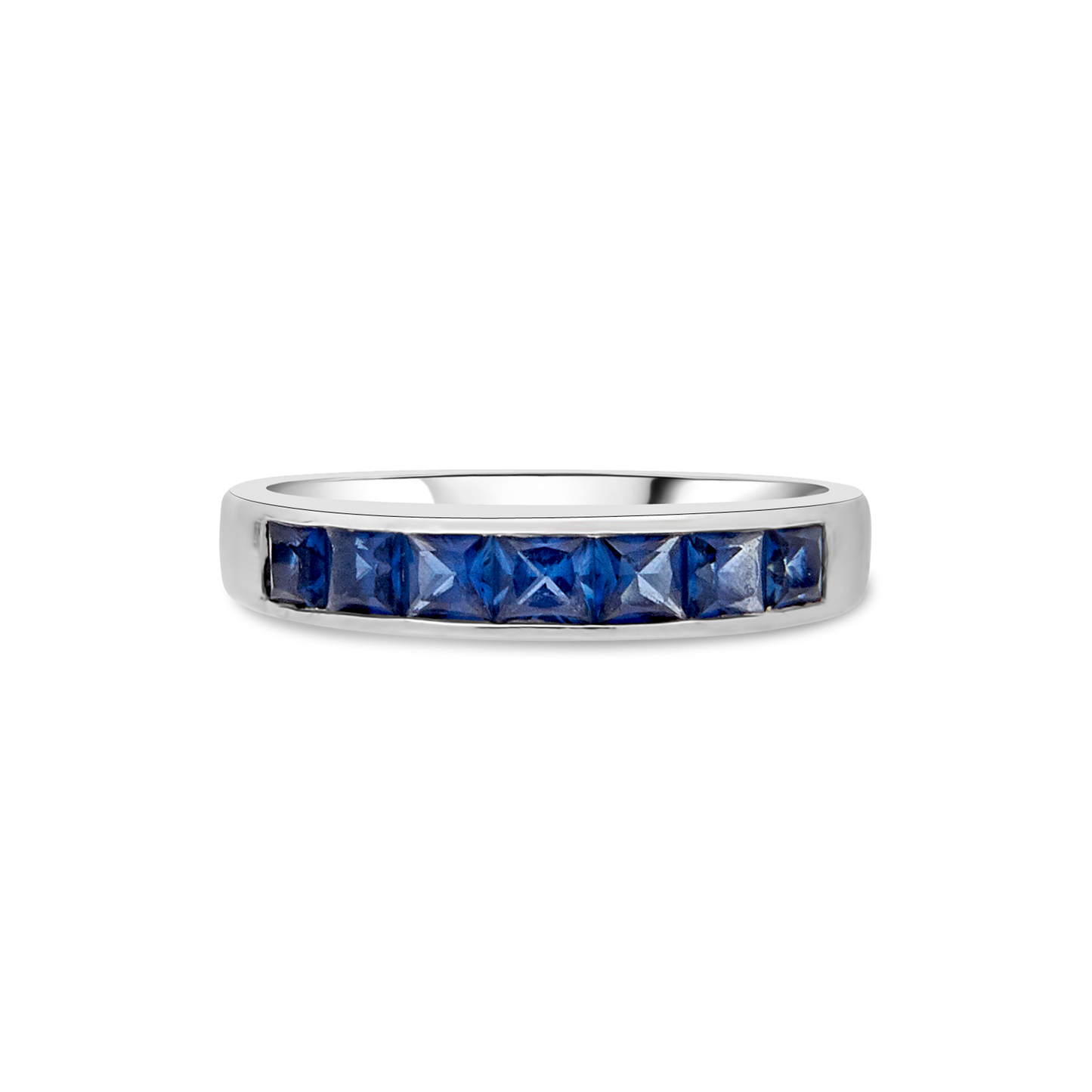 Channel Set Sapphire Ring