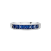 Channel Set Sapphire Ring