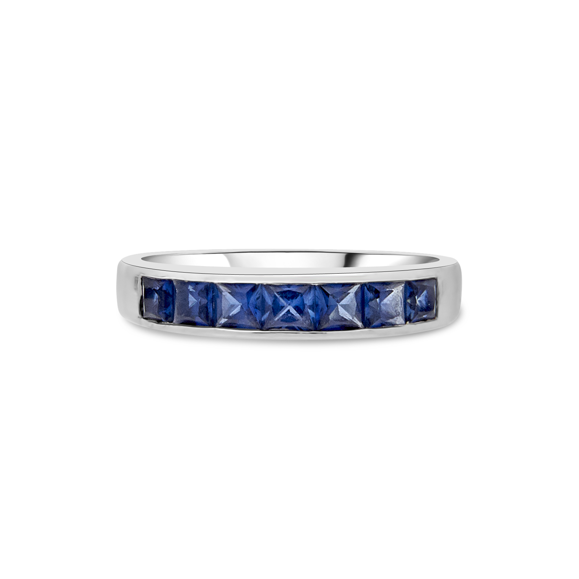 Channel Set Sapphire Ring