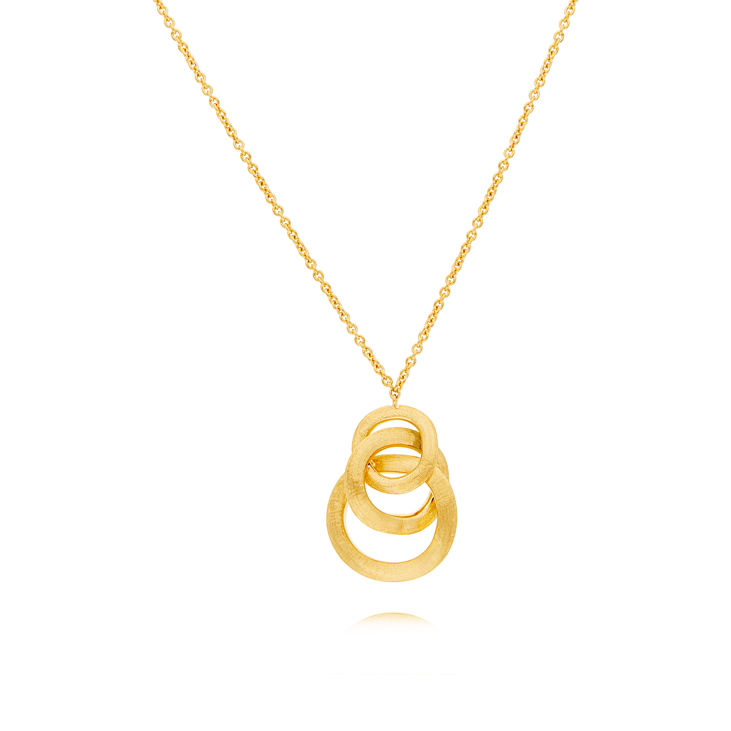 Marco Bicego Yellow Gold Pendant with Linked Elements "Jaipur" Collection