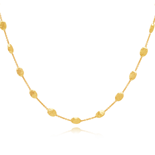 18ct Gold "Siviglia" Bead Necklace 16" Marco Bicego