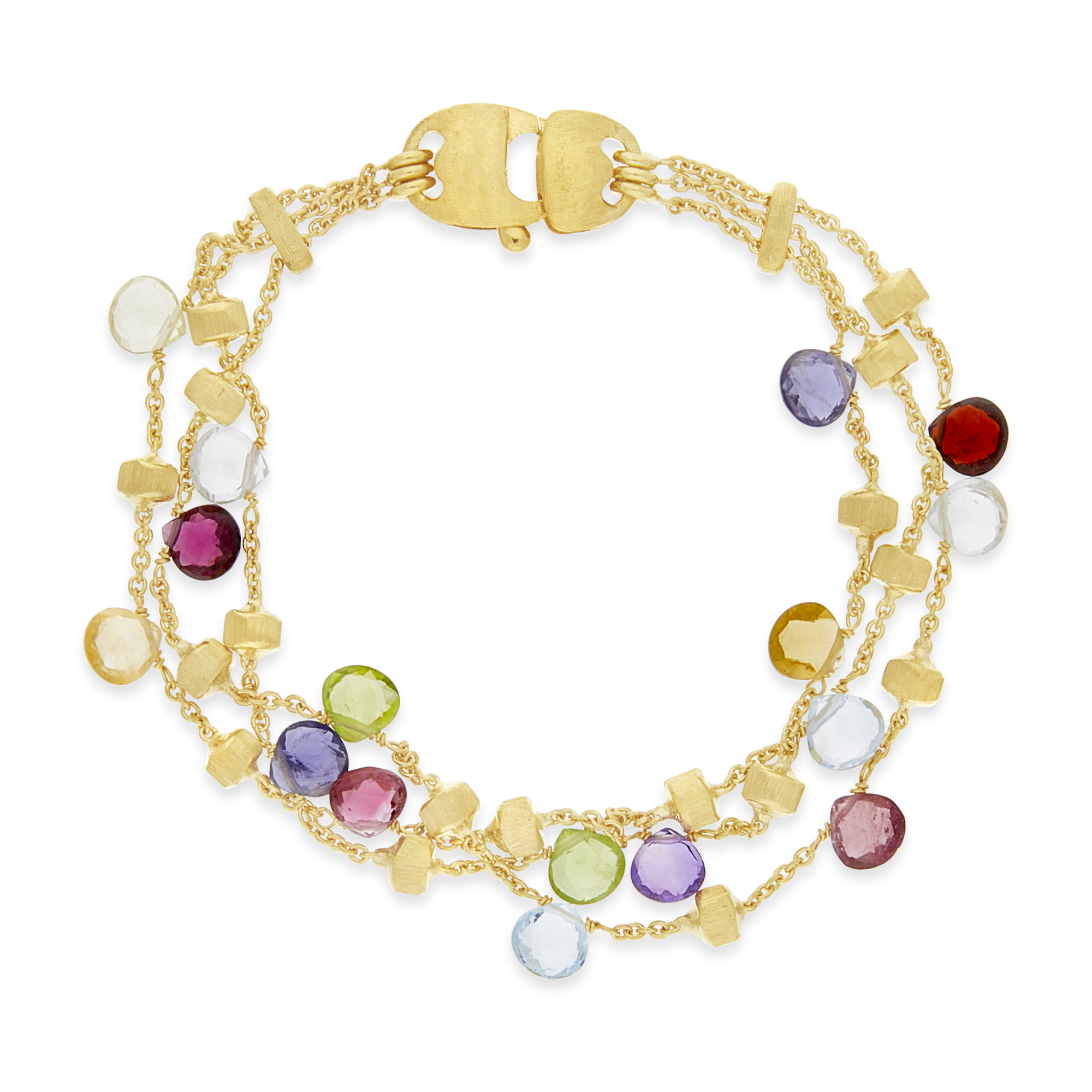 Marco Bicego 'Paradise' Collection Three-Strand Multicoloured Bracelet