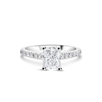 The "Amity" Engagement Ring (Radiant Cut)