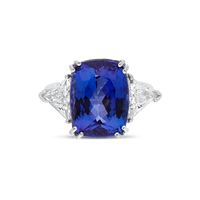 The "Mirage" Tanzanite and Diamond Ring