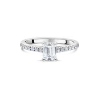 The "Amity" Engagement Ring (Emerald Cut)