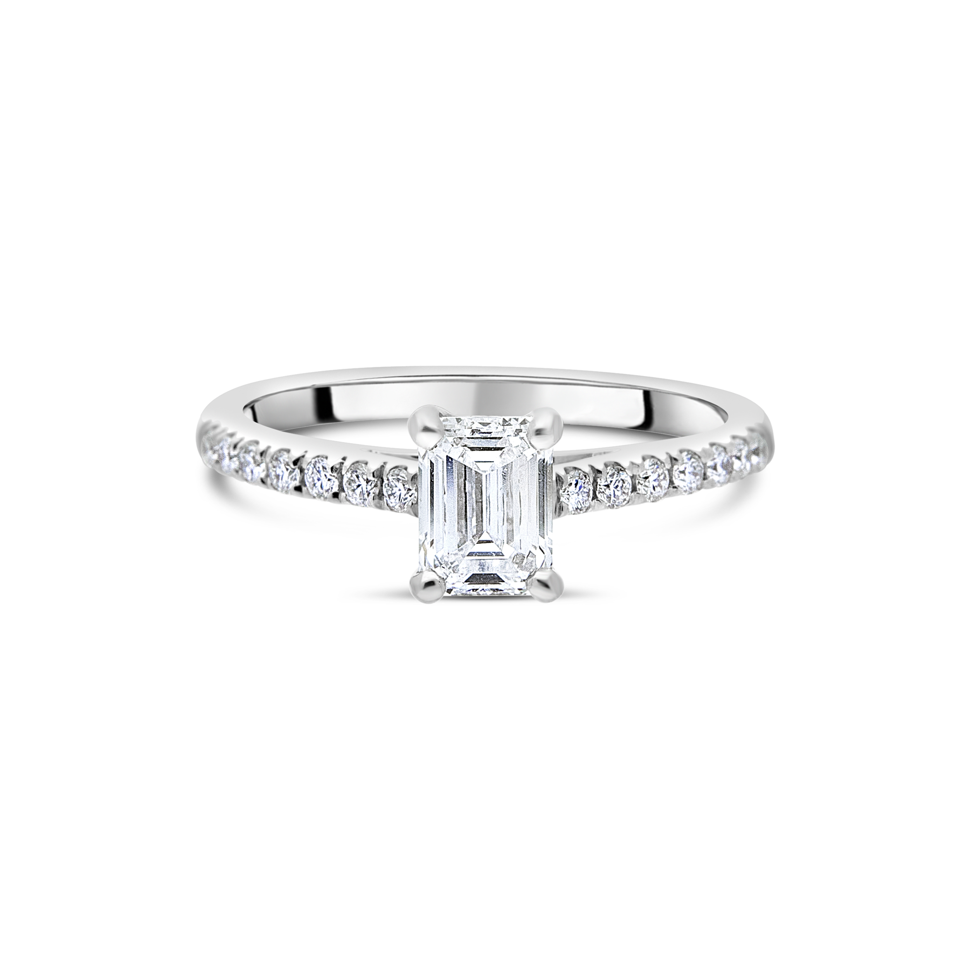 The "Amity" Engagement Ring (Emerald Cut)