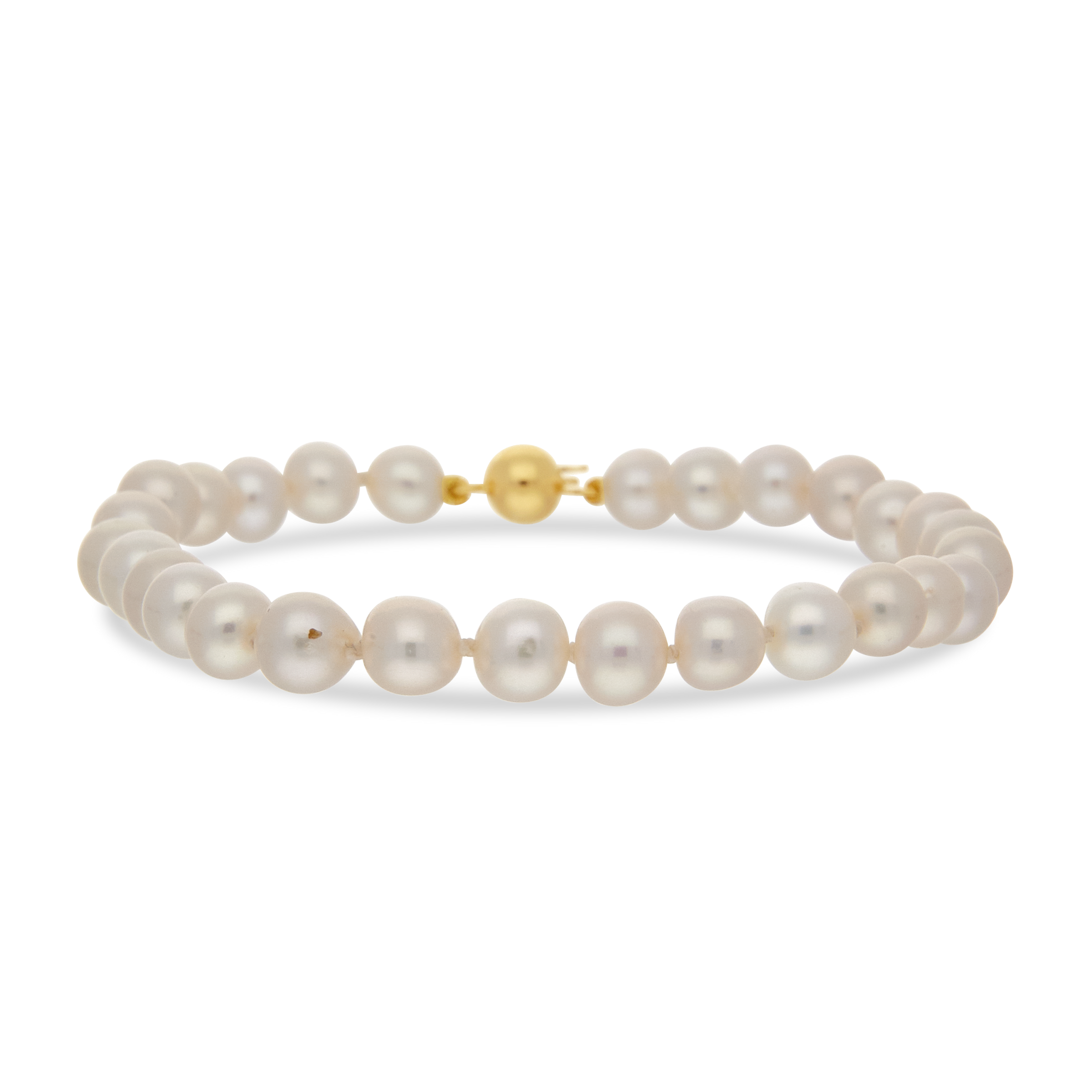 Pearl Bracelet Yellow Gold 6-6.5mm