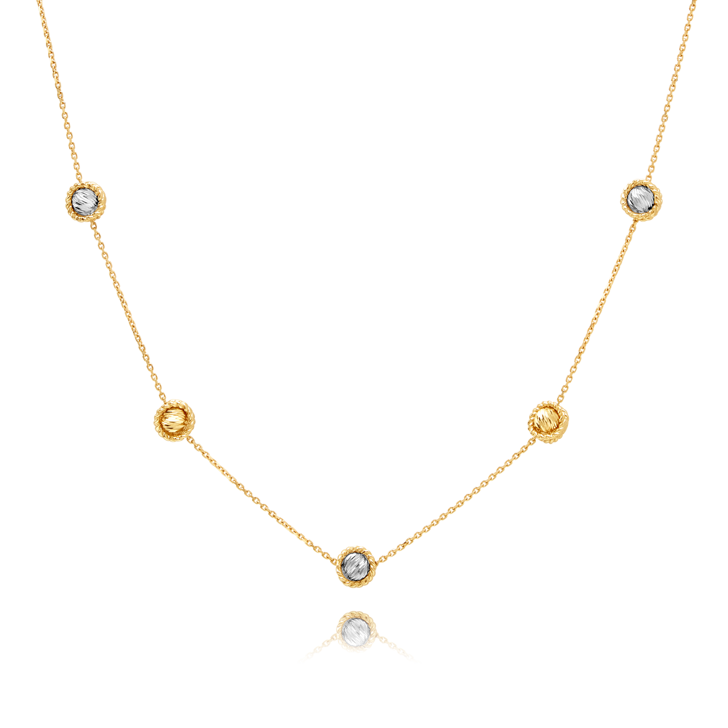14ct Two Tone 18" Necklace