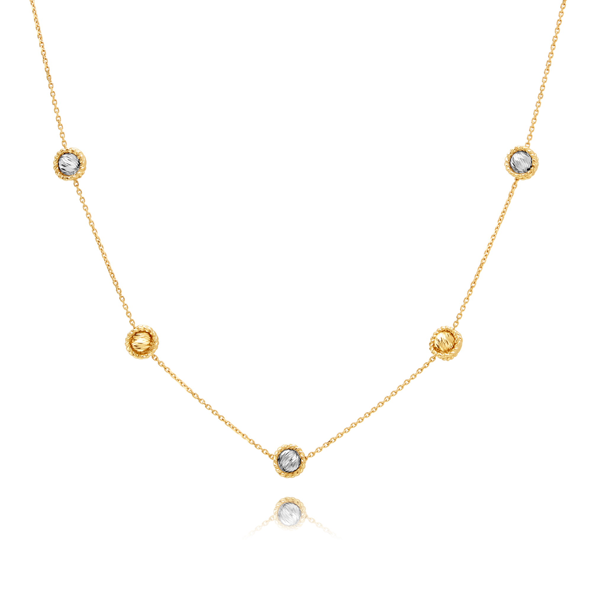 14ct Two Tone 18" Necklace