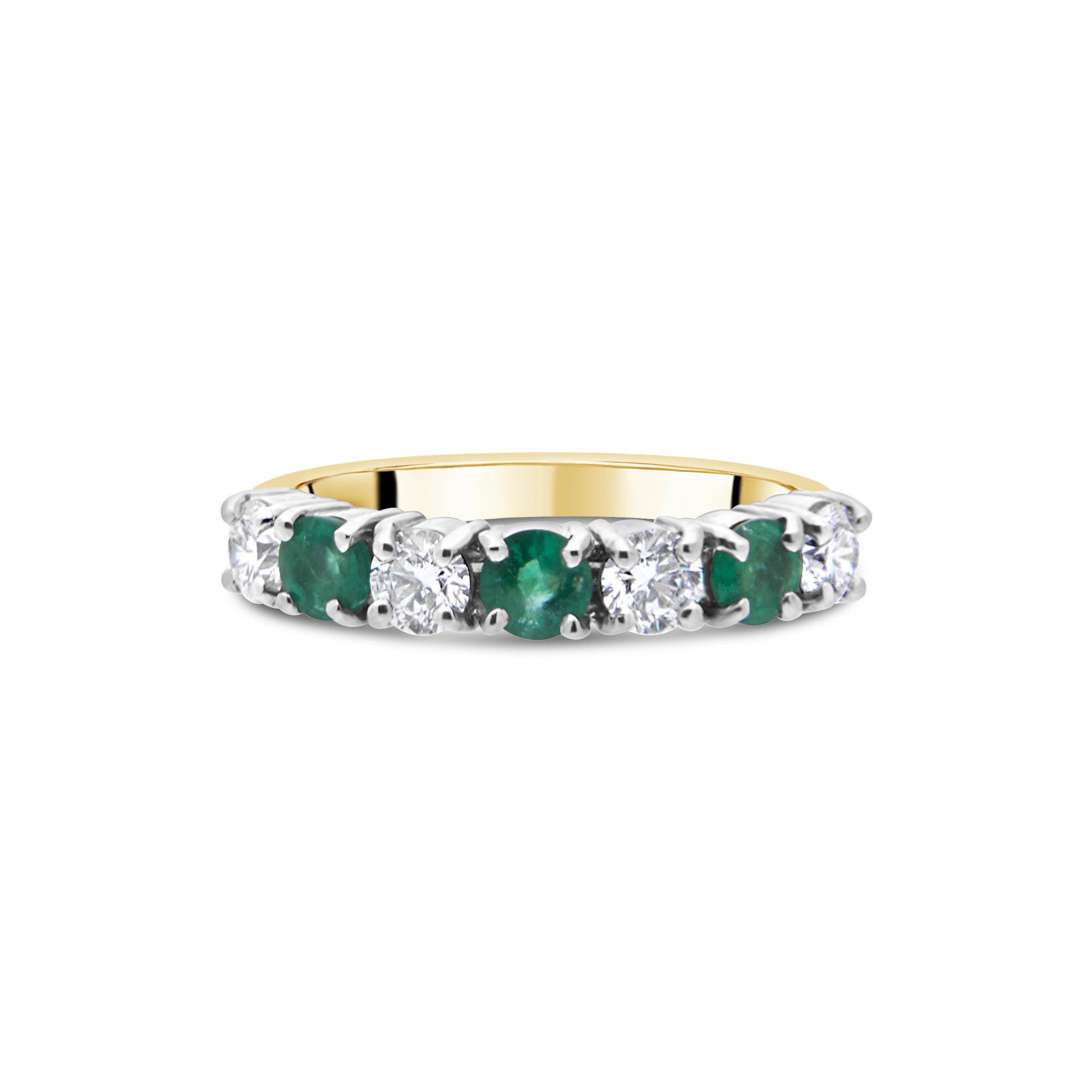 The "Galeria" Emerald and Diamond, Yellow Gold