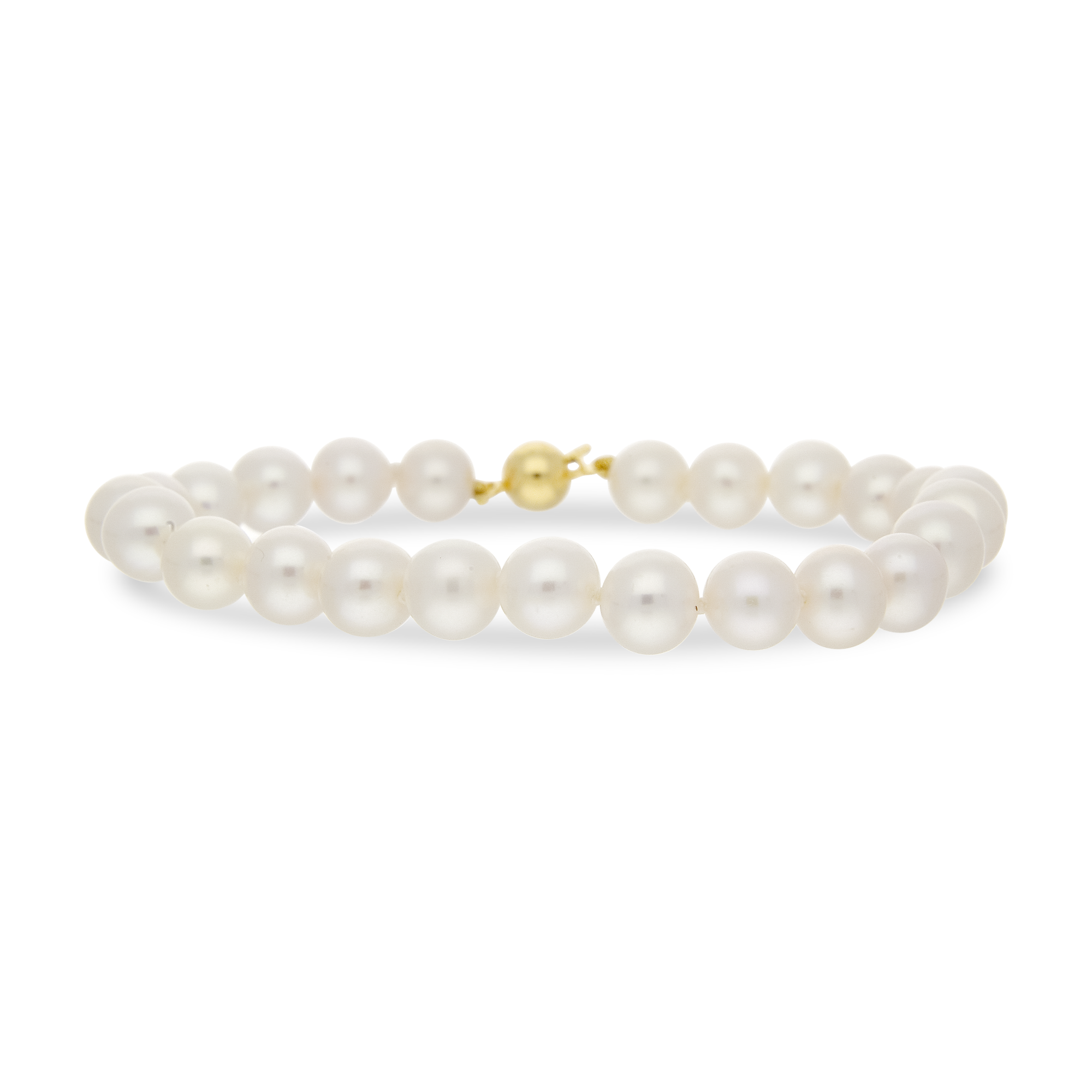Pearl Bracelet Yellow Gold 7-7.5mm