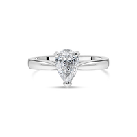 Peitho Pear Cut Solitaire Engagement Ring