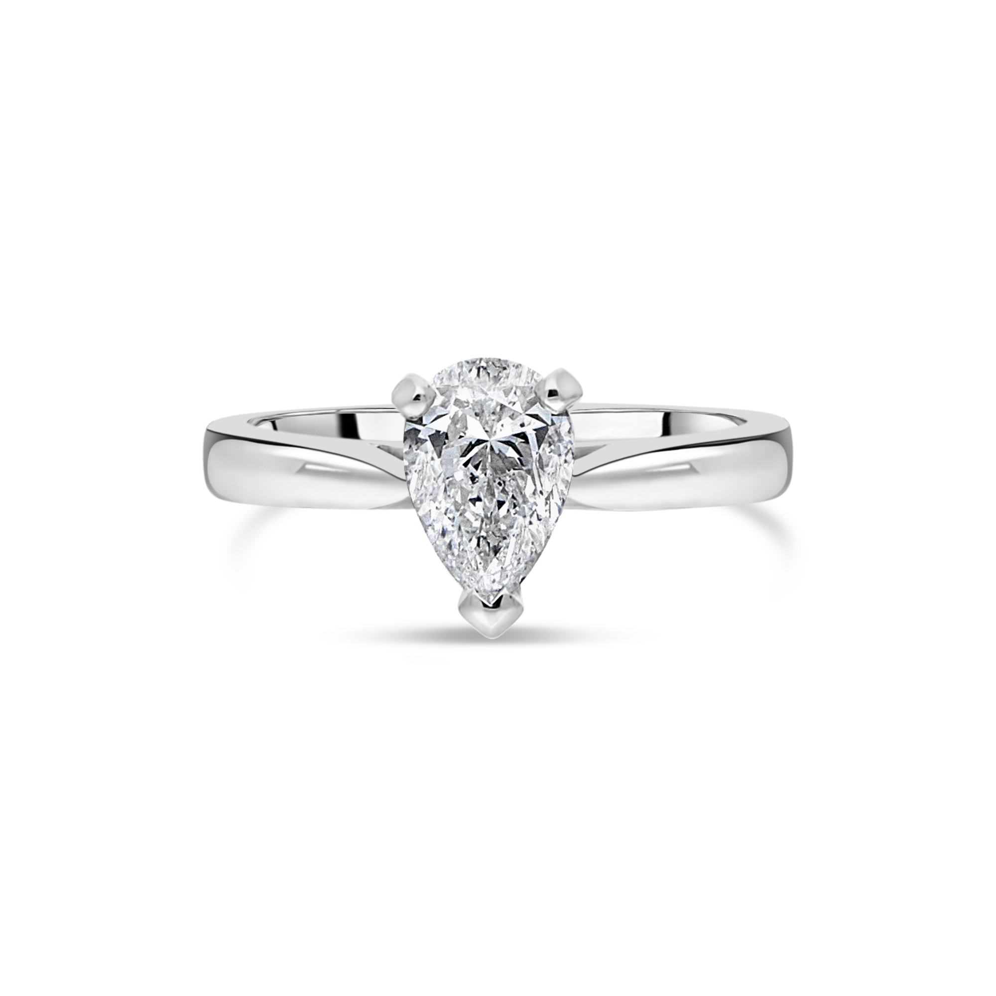 Peitho Pear Cut Solitaire Engagement Ring