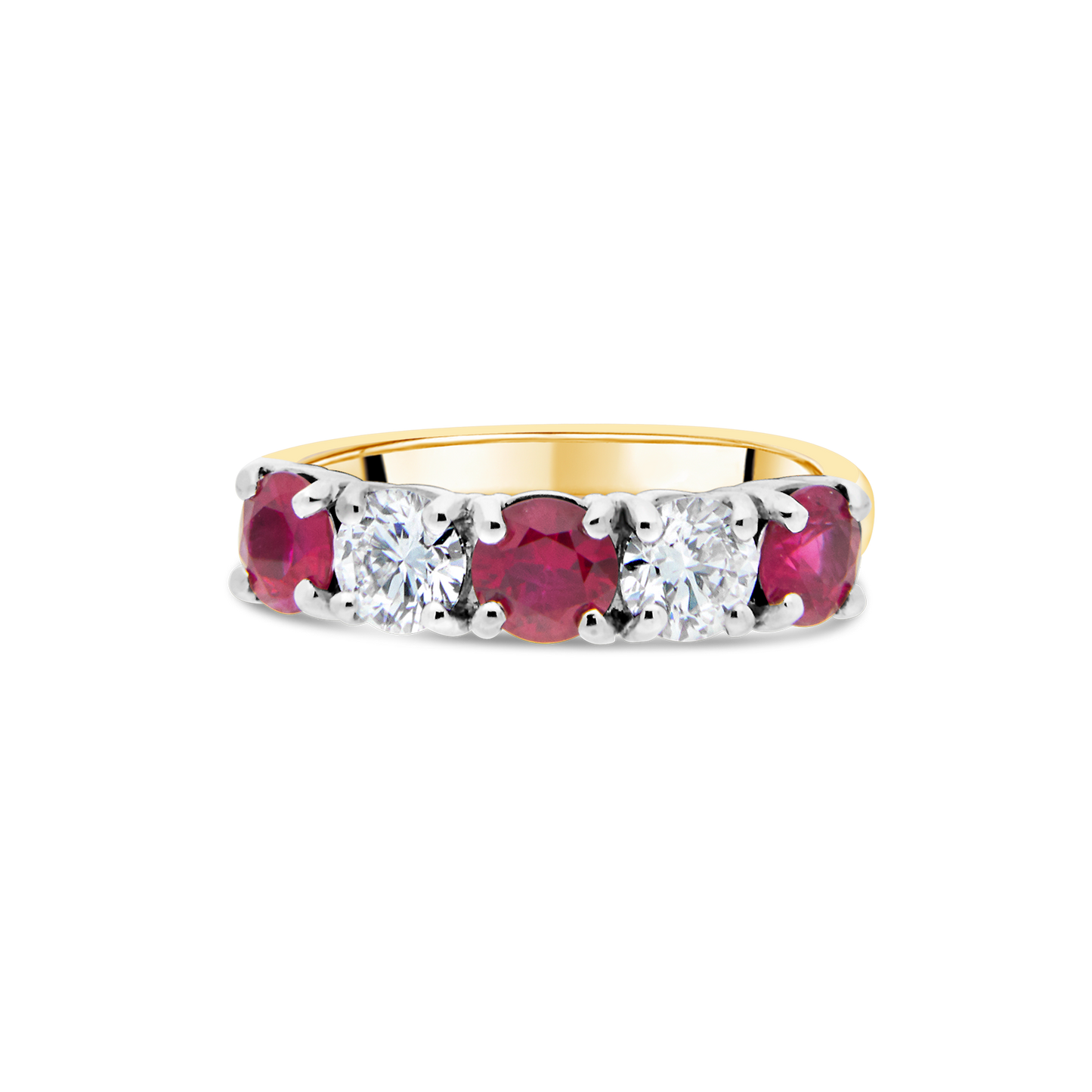 The "Galeria" Ruby and Diamond, Rose Gold