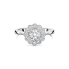 The Kate Flower Engagement Ring (Round Diamond)